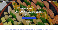 Desktop Screenshot of kunisushi.com