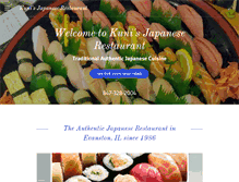 Tablet Screenshot of kunisushi.com